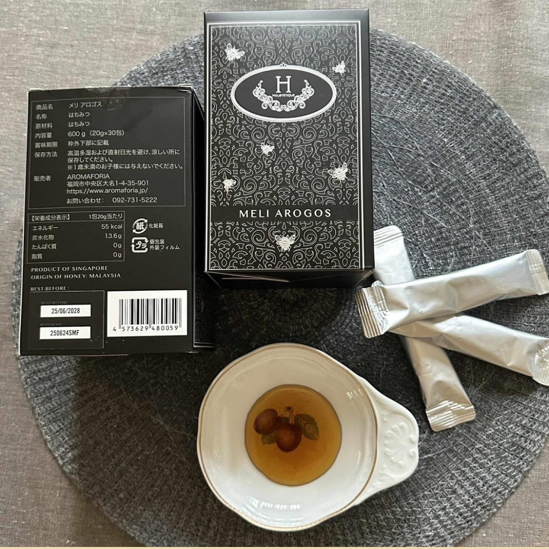超お買い得】13ハニー 蜂蜜 Meli Arogos 600g ✖️3箱 【公式通販】