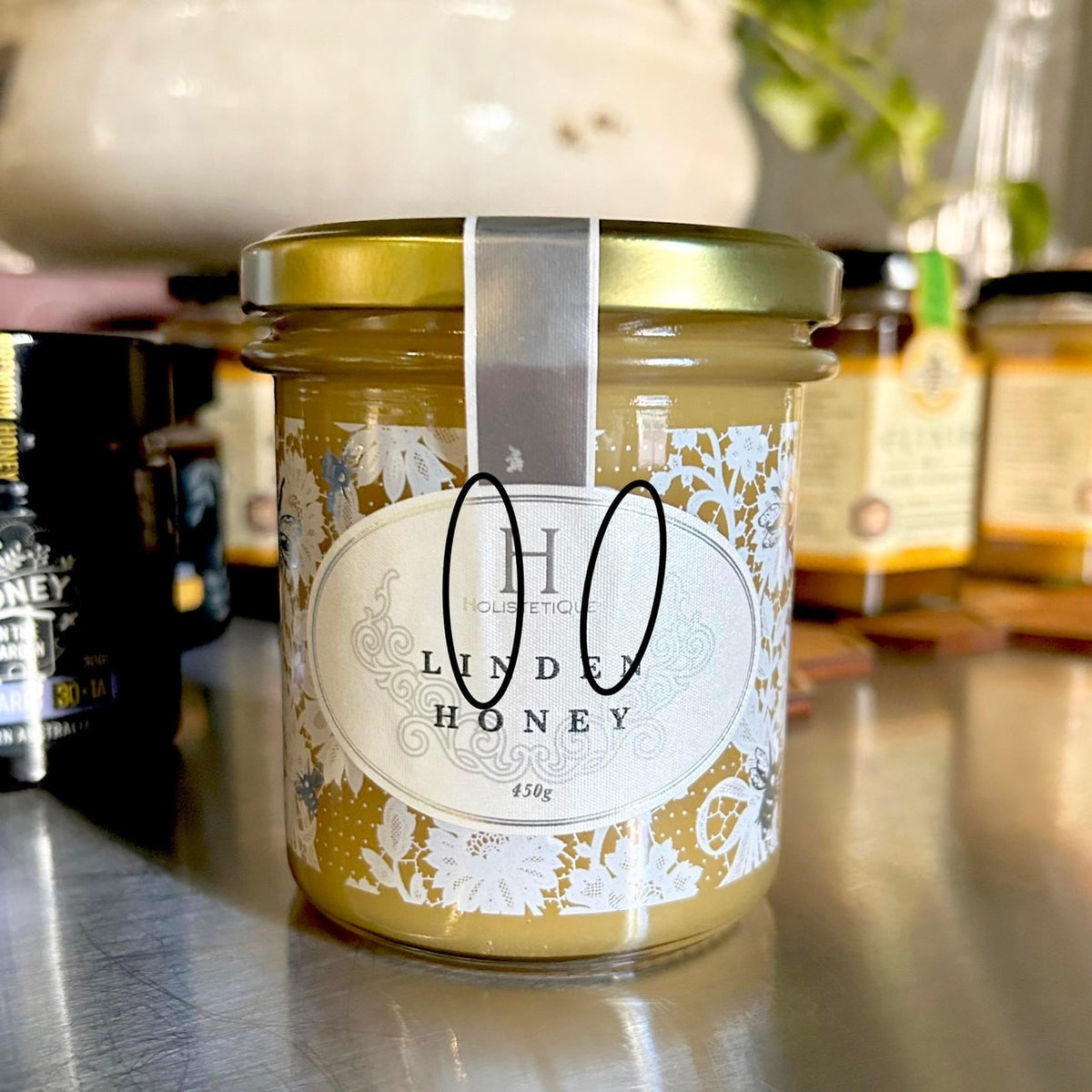 HOLISTETIQUE LINDEN HONEY 450g – camin shop
