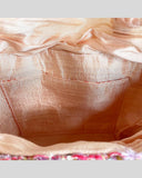 ツイードバッグ トートバッグ ミニバッグ 軽いバッグ ピンクのバッグ 花明ブランド